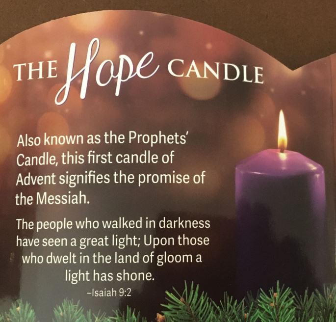 First Sunday of Advent HOPE The Ewellogy